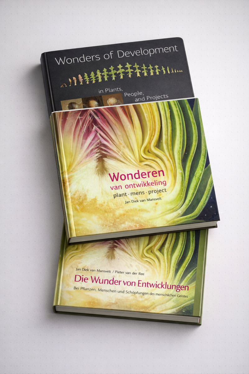 Drie boekedities van Wonderen van ontwikkeling